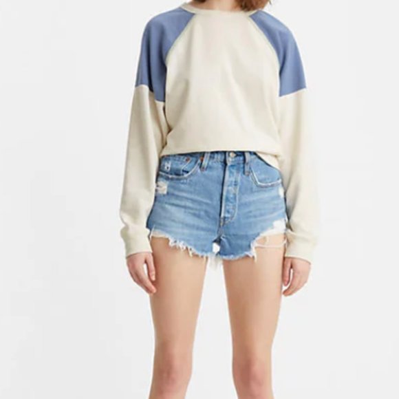 LEVI’S 501 Original Shorts Sansome Straggler - Picture 2 of 11